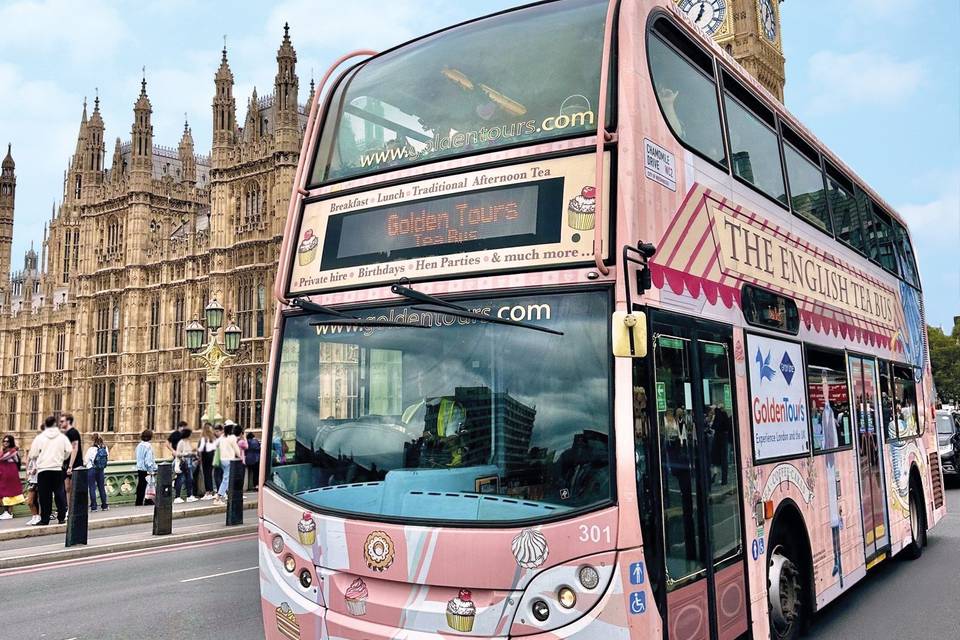 Double Deck Afternoon Tea Bus