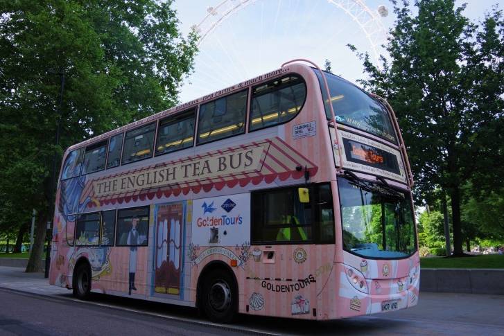 Double Deck Afternoon Tea Bus