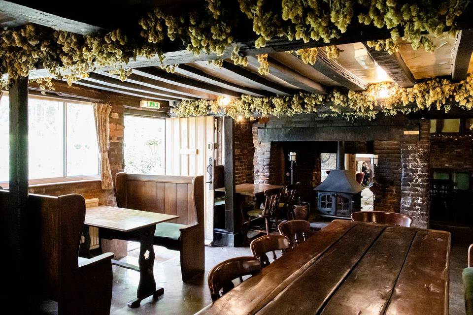 Inside the pub