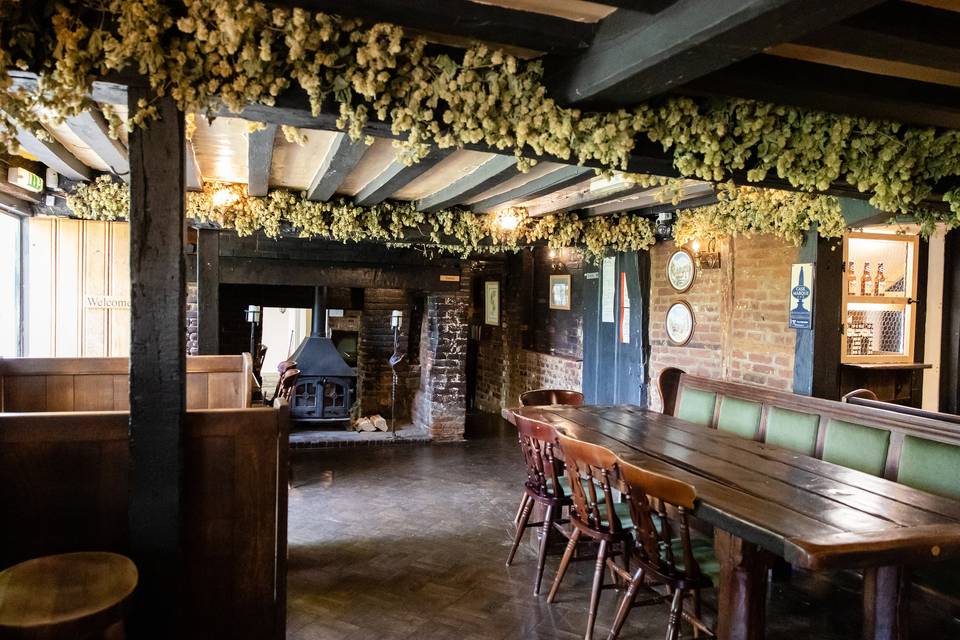 Inside the pub