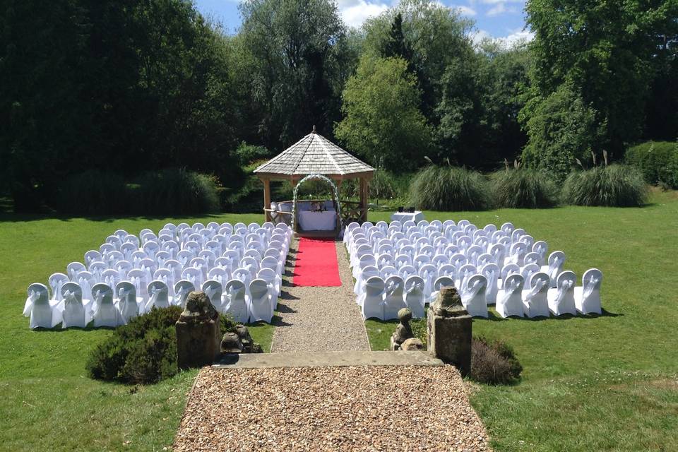 Outdoor ceremony