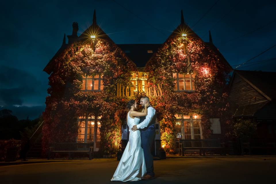 Venue couples portrait