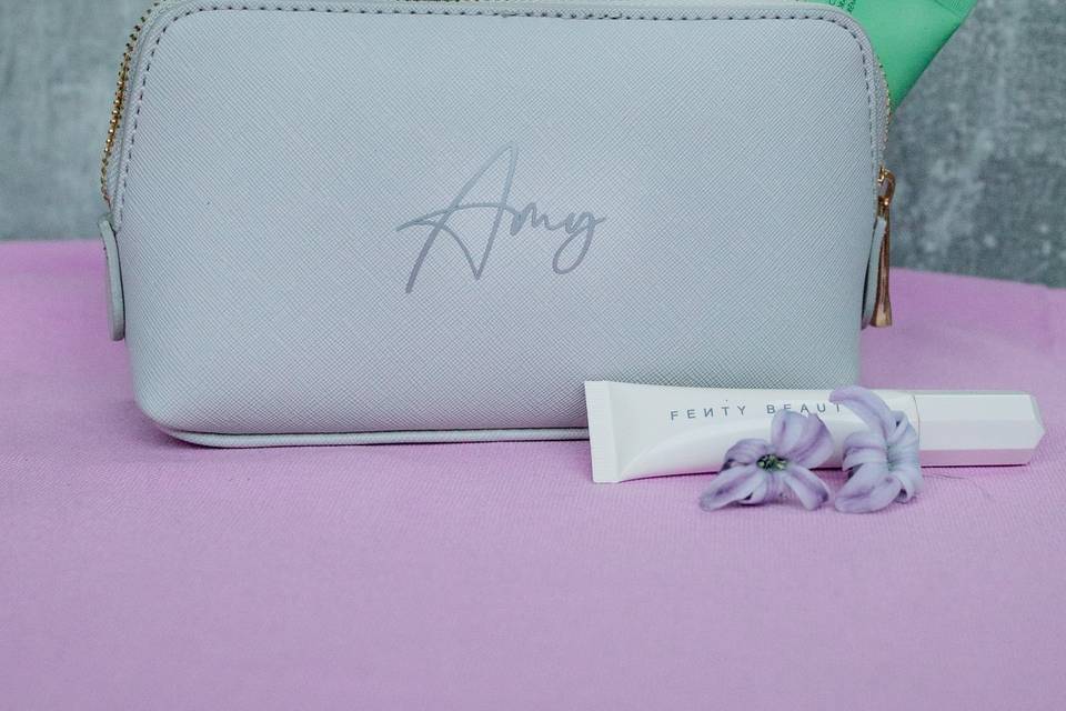 Personalised make up or clutch