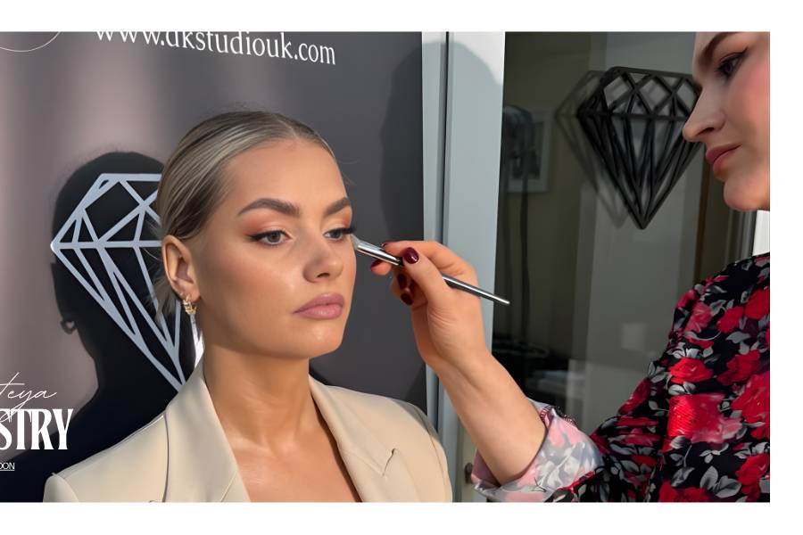 Flawless makeup application