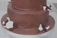 Milk Chocolate Wedding Cake