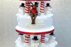 Christmas Wedding Cake