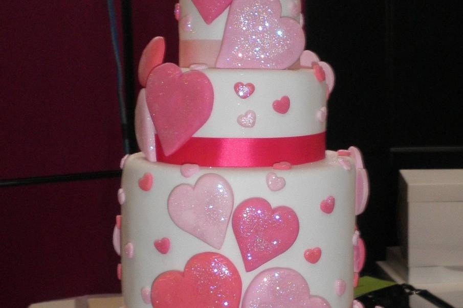 Valentine Wedding Cake