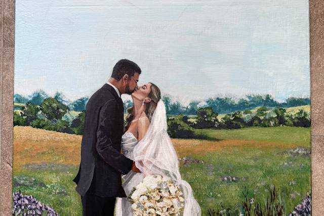 Live Wedding Painting