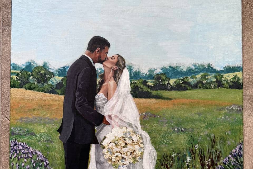 Live Wedding Painting