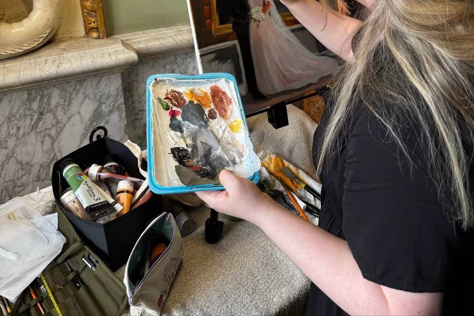Me painting!
