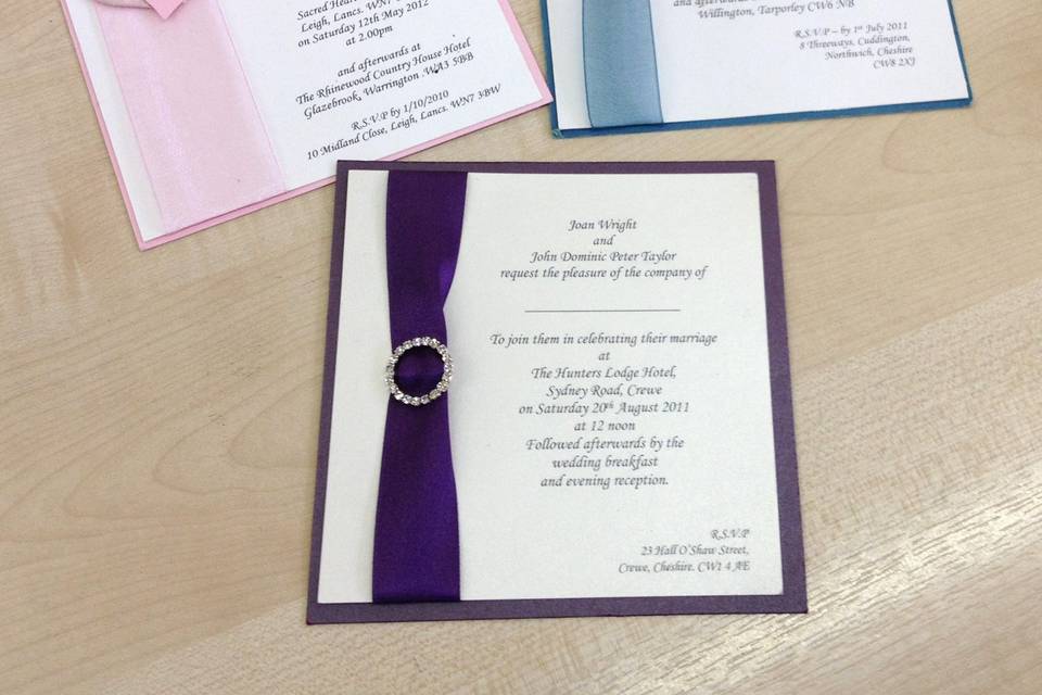 Flat Invitations