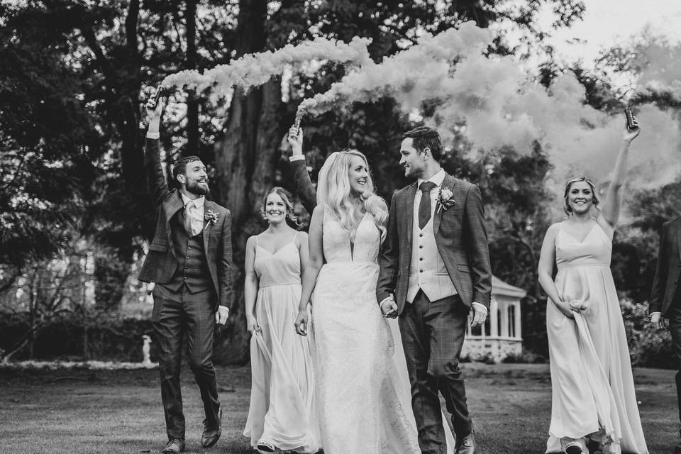 Smoke Bomb B&W