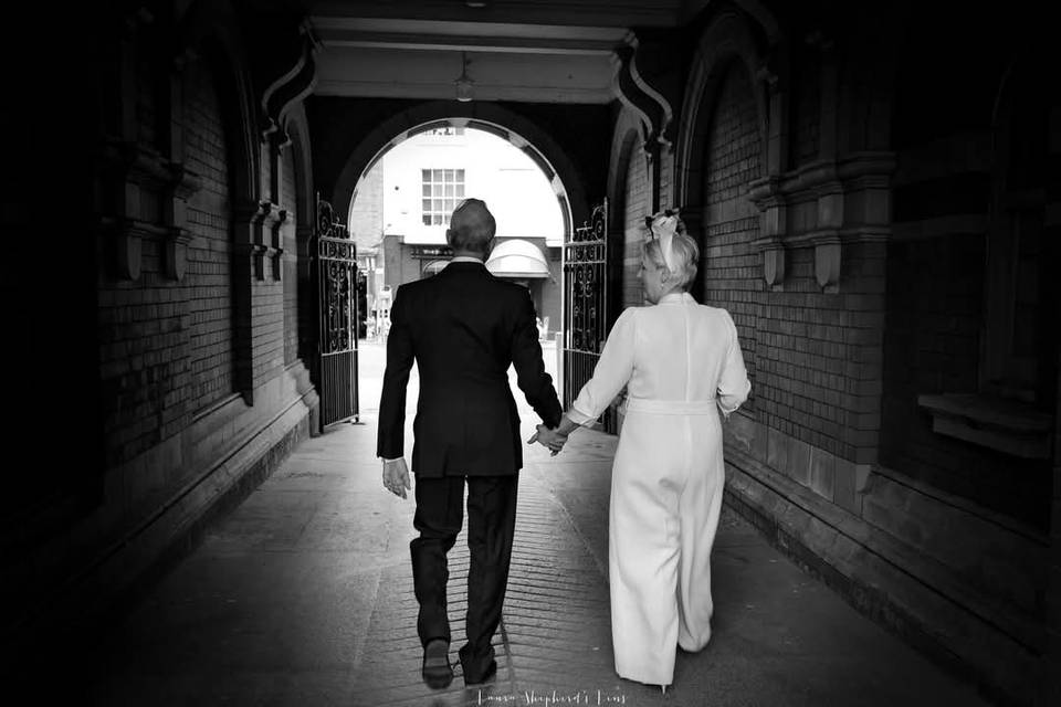 Intimate ceremonies.