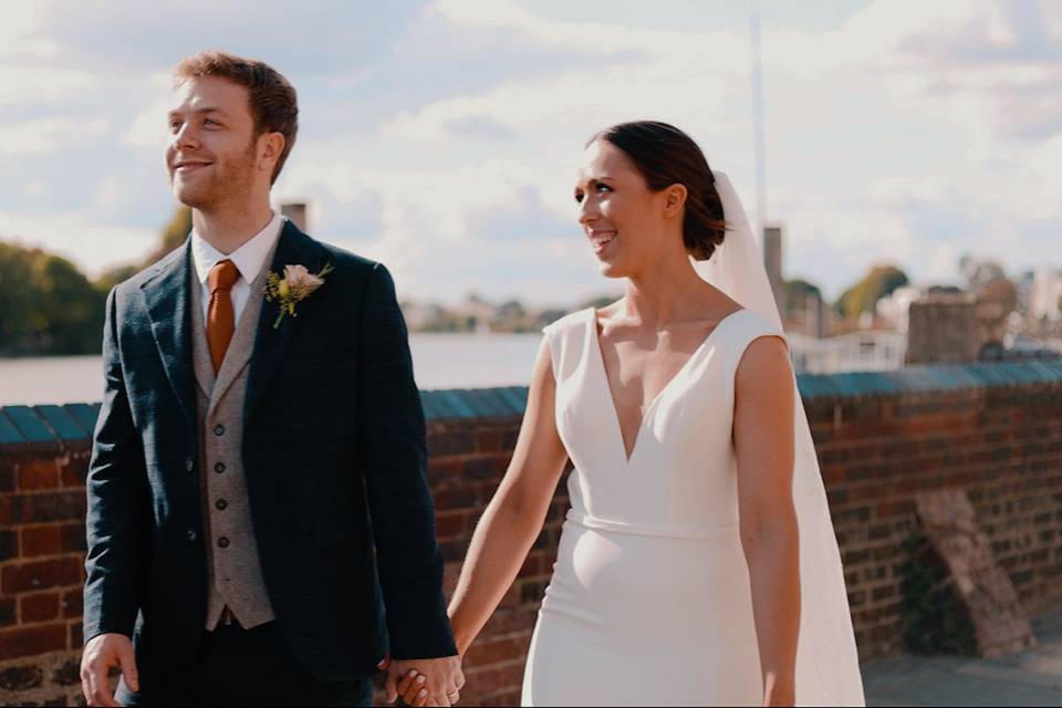 Wedding on the thames