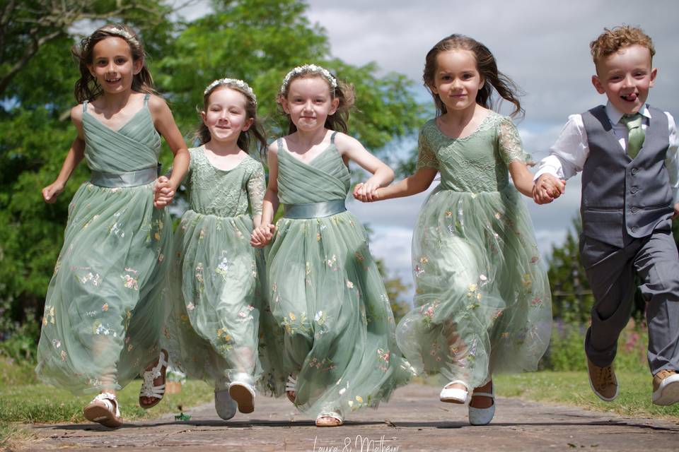 Here come the kids