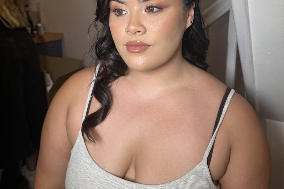 Bridesmaid makeup