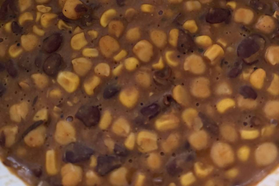 Red kidney beans & sweetcorn