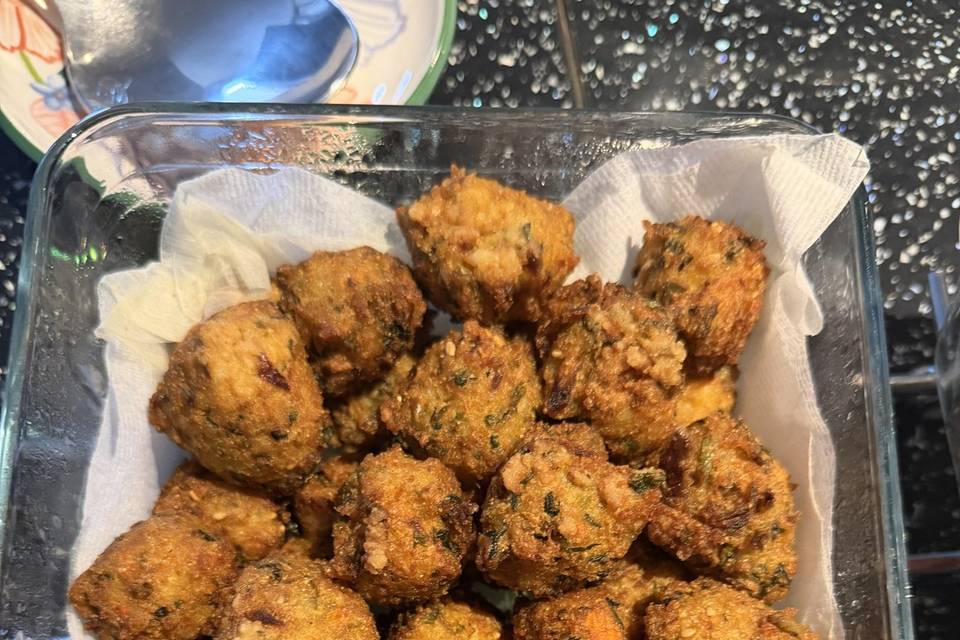 Crispy onion bhajia