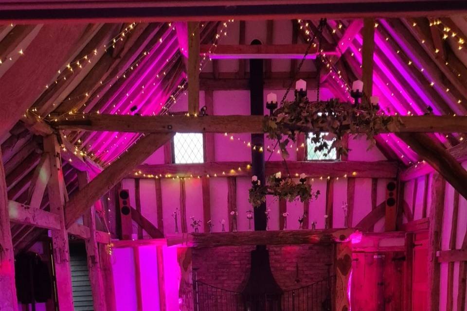 Private barn wedding