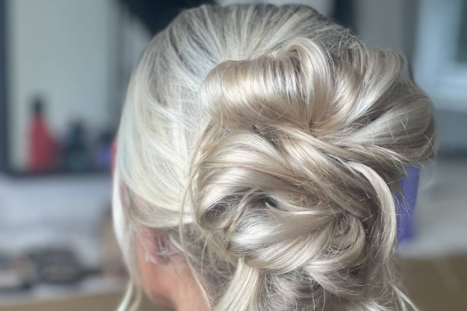 Messy updo