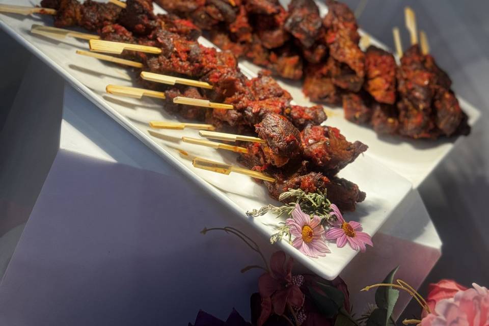 Beef skewers