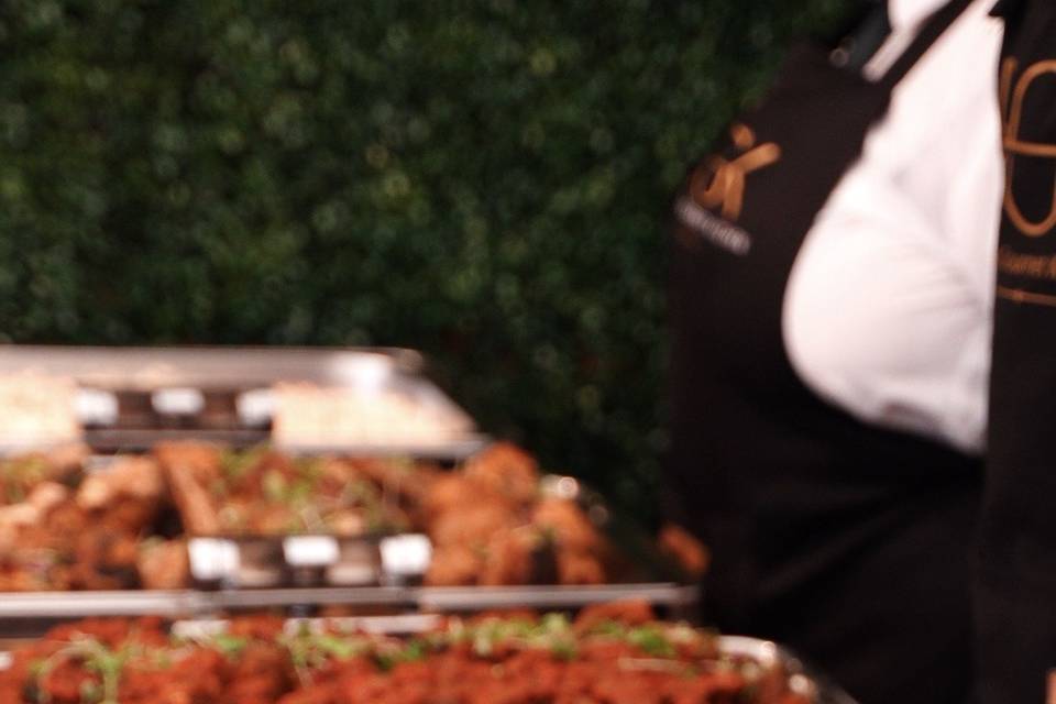 Buffet set up