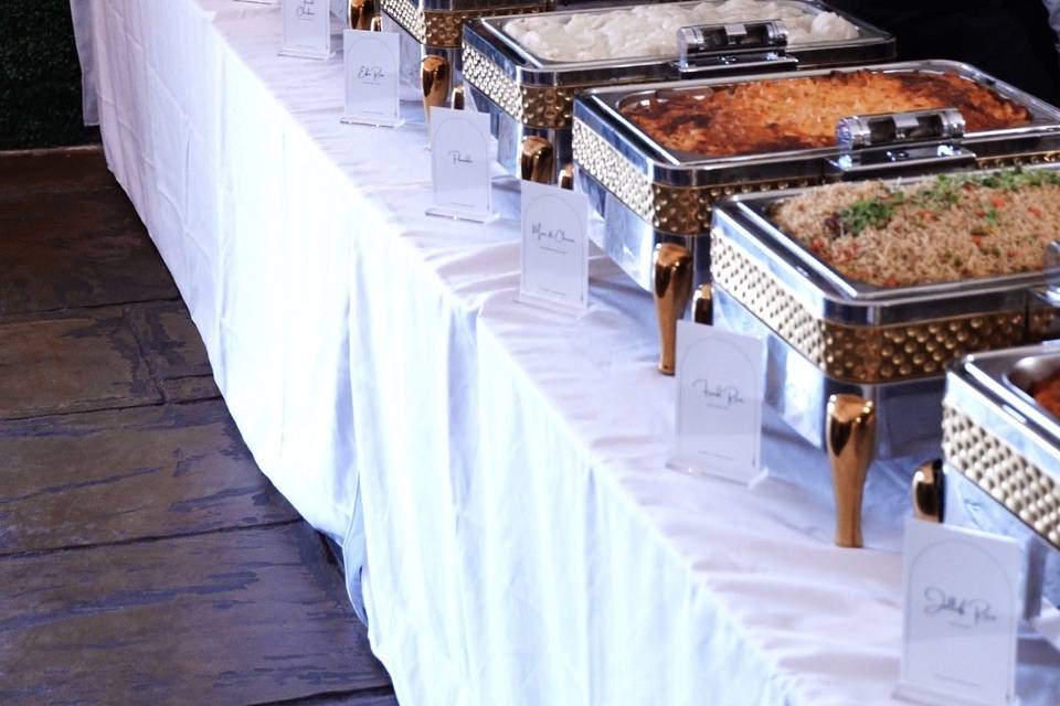 Array of foods