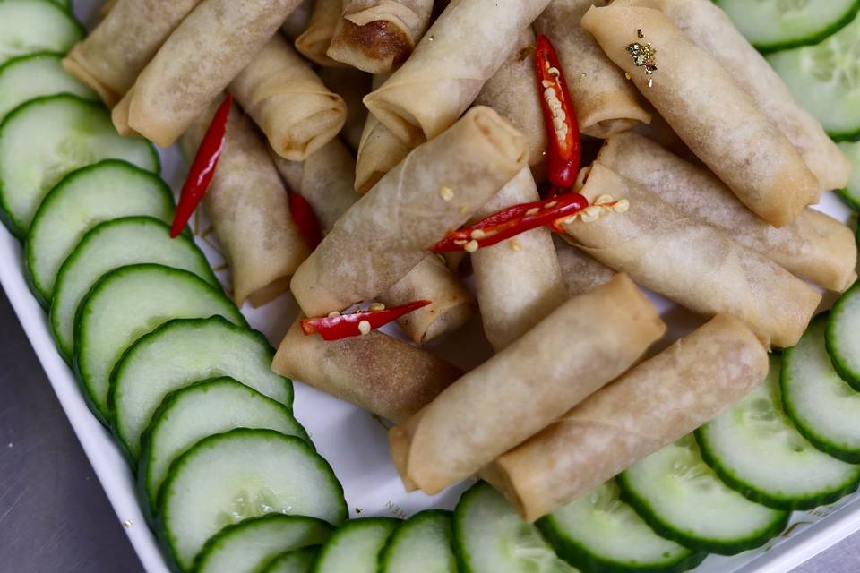 Canapé platter