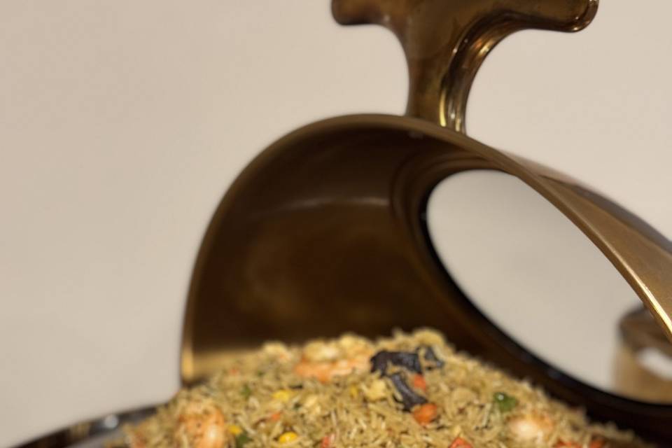 Mixed protein fried rice
