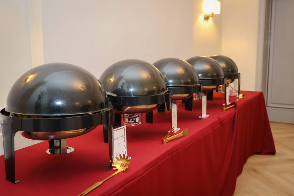 Buffet setup