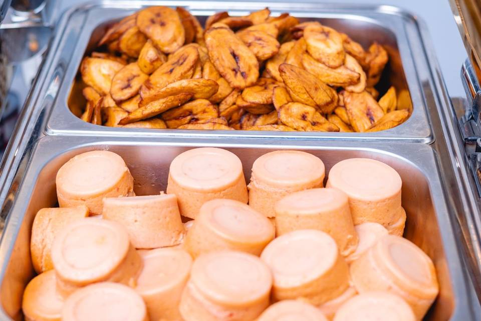 Plantain & moimoi