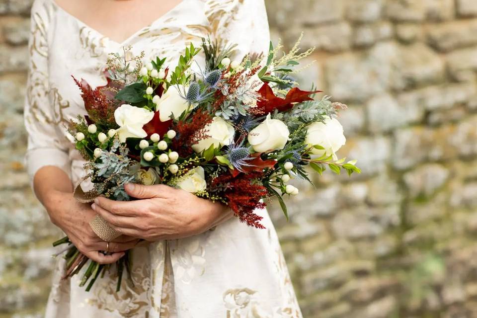 Bouquet with winter elegance