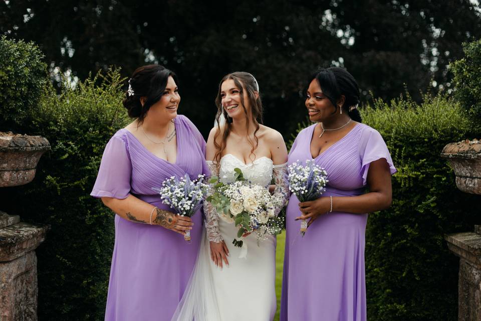 Bridal party Bredenbury