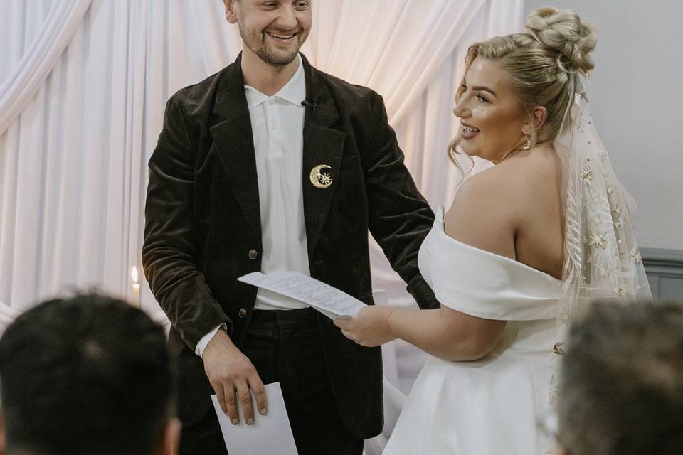 Alternative wedding ceremony