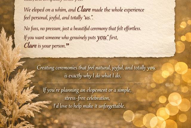 Client testimony Nov 25