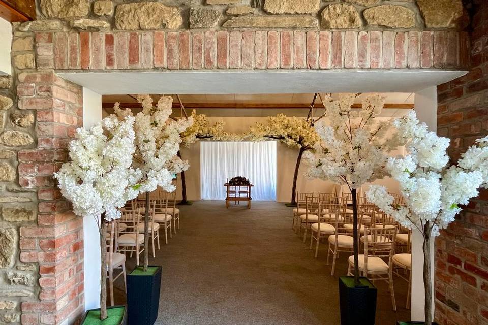 Wedding entrance