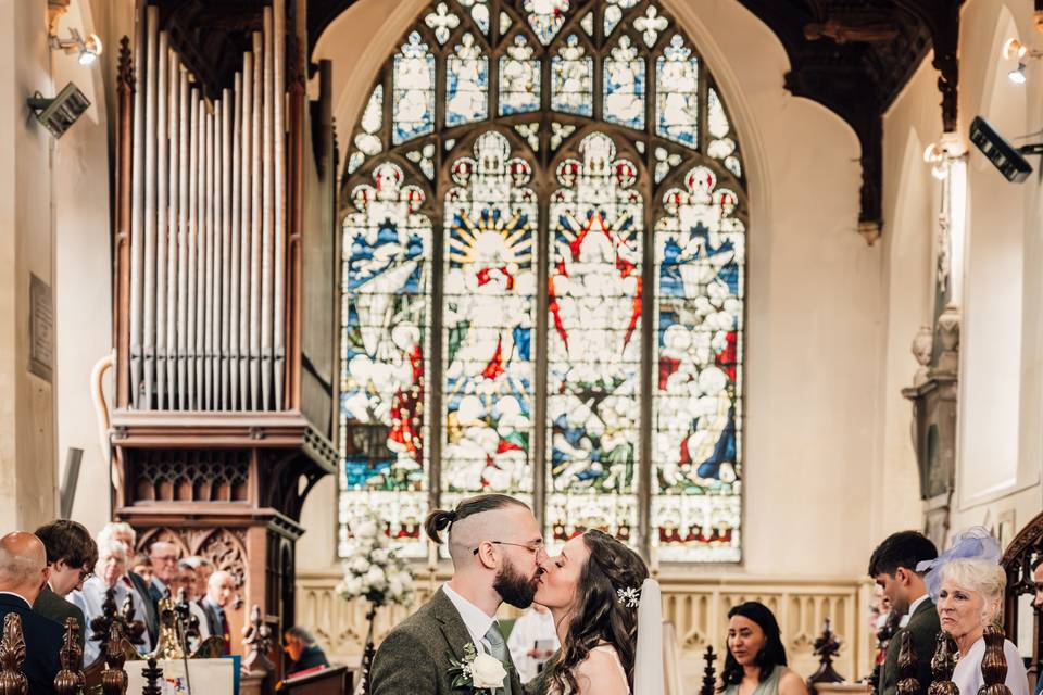 Bride and groom