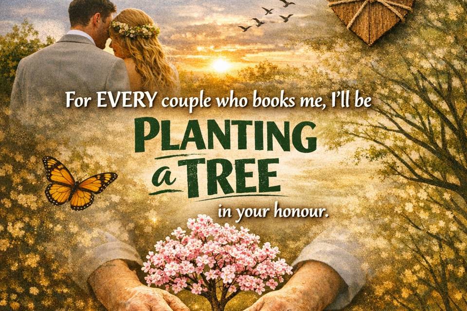 I plant a tree for each couple