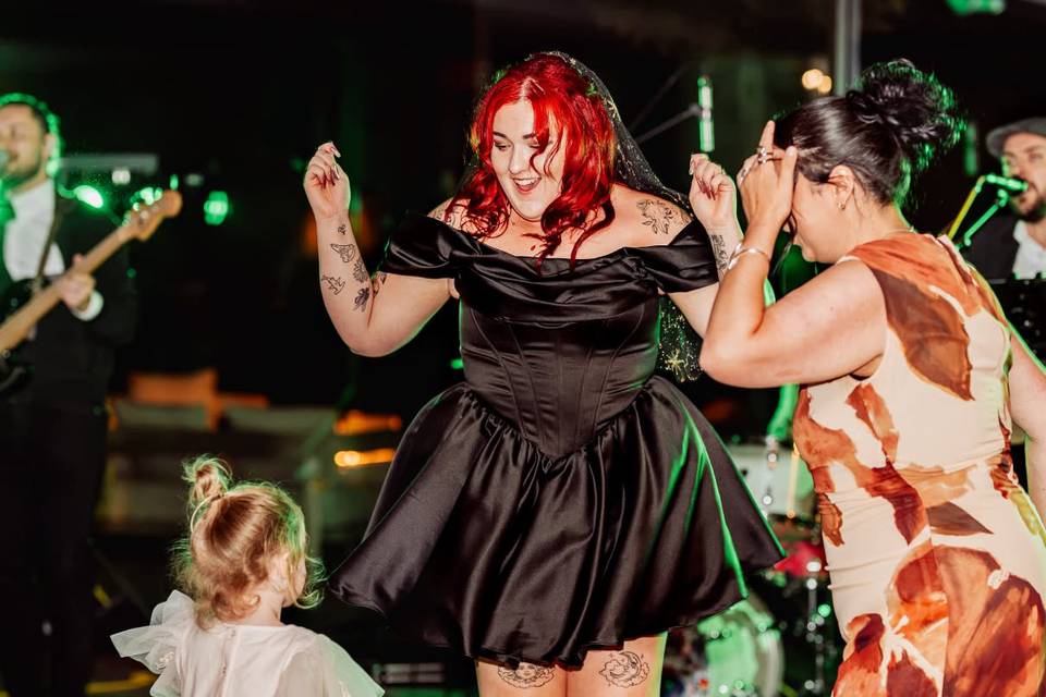 Happy bride
