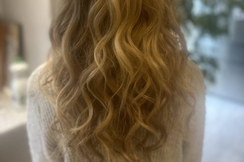 Half up half down