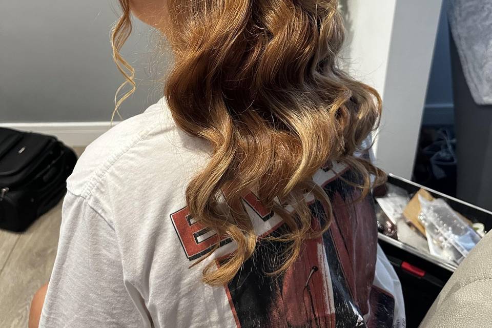 Half up half down