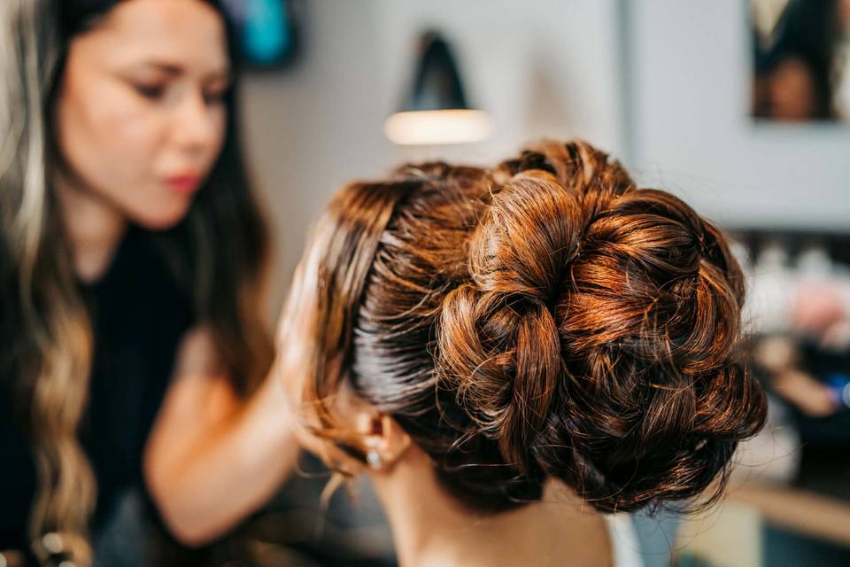 Wedding hair