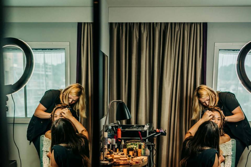 Wedding hair