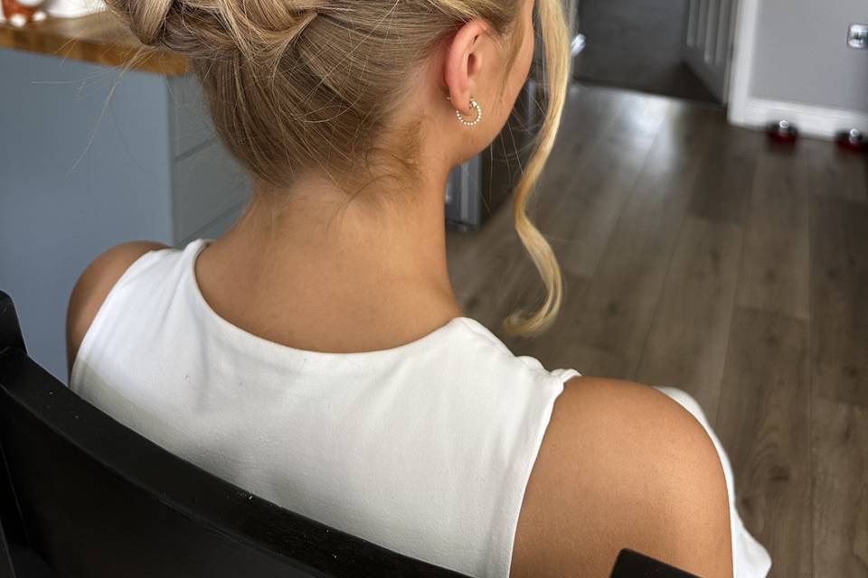 High bun