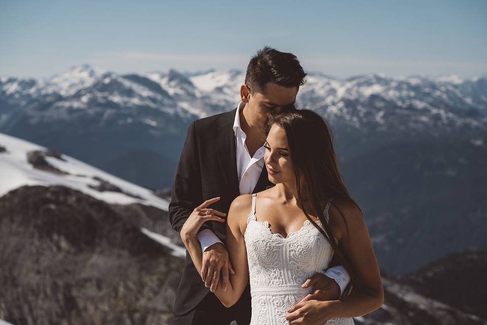 Mountain elopement