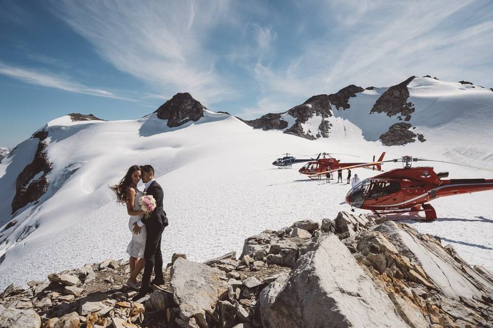 Helicopter elopement