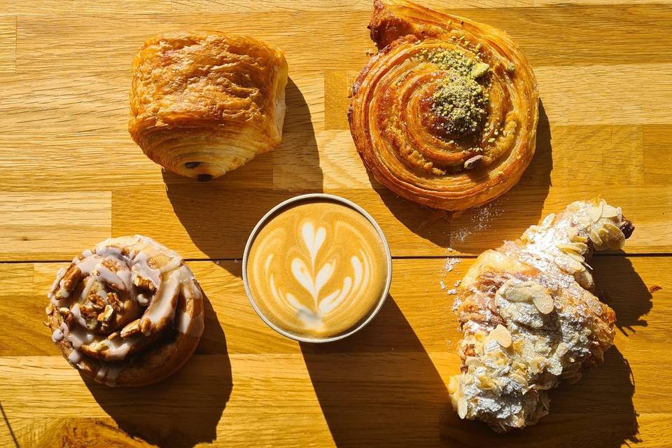 A selection of pastries