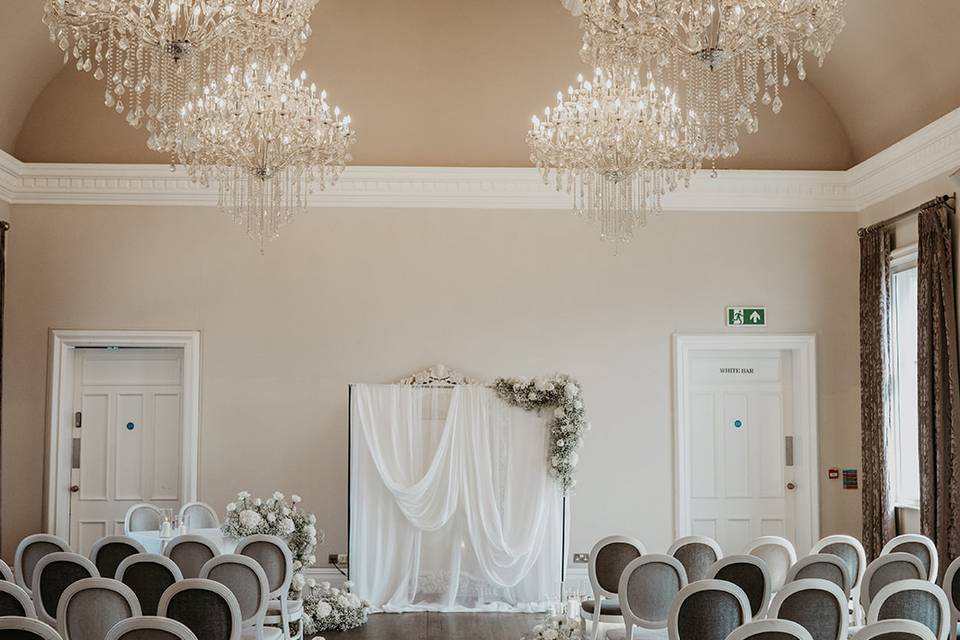 Weddings in the ballroom