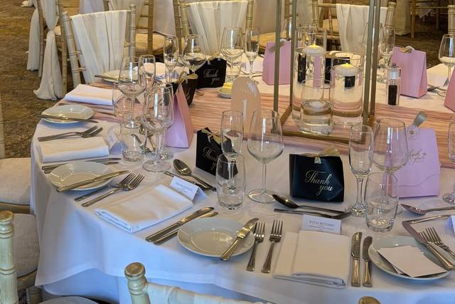 Tablescape close up