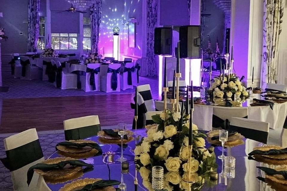 Emerald green wedding